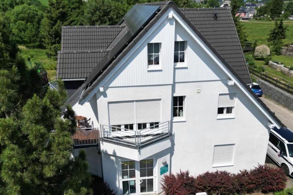 Ferienwohnung Fischer Mit E-Ladestation Direkt Am Haus Schwarzenberg  Exteriör bild